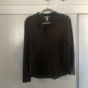 Eyelet H&M blouse
